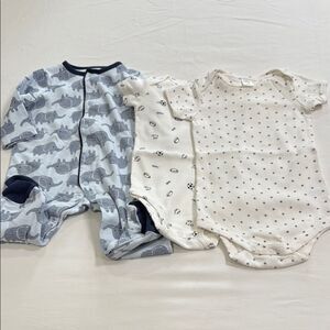 Bundle of 3, Carters, Little Me, and Nordstrom Baby